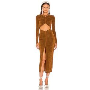 Lovers + Friends Helena Midi Dress Sz Small